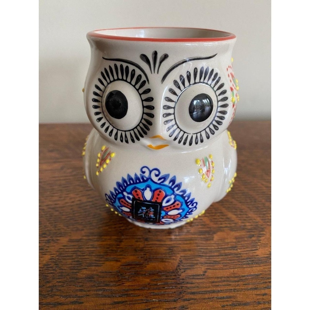 Royal Yokohama Studio Owl Ceramic Mug Cup k4